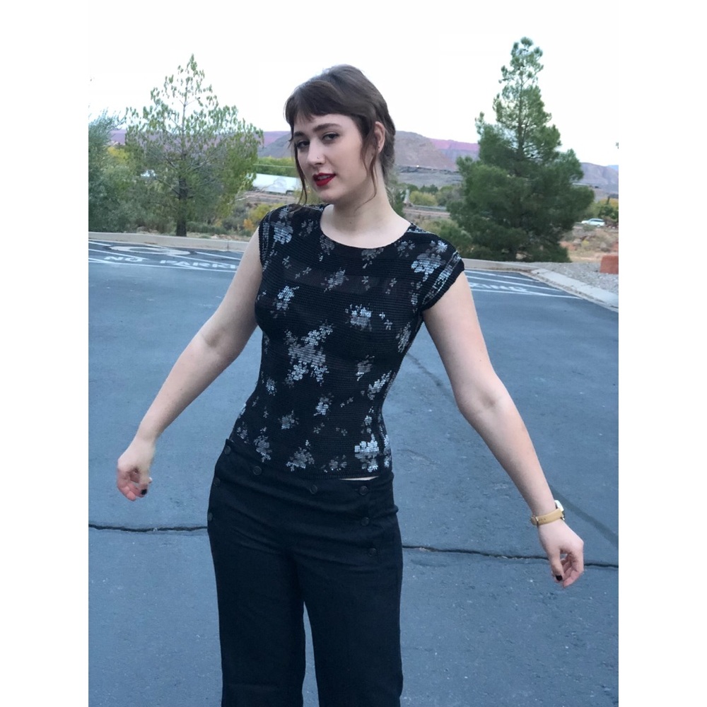 Popcorn, Scrunched Crop top